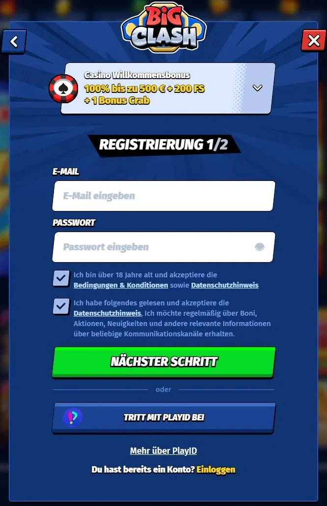 Registrieren